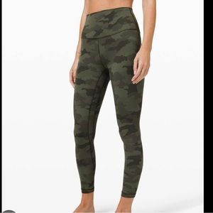 LULU LEMON CAMO LEGGINGS